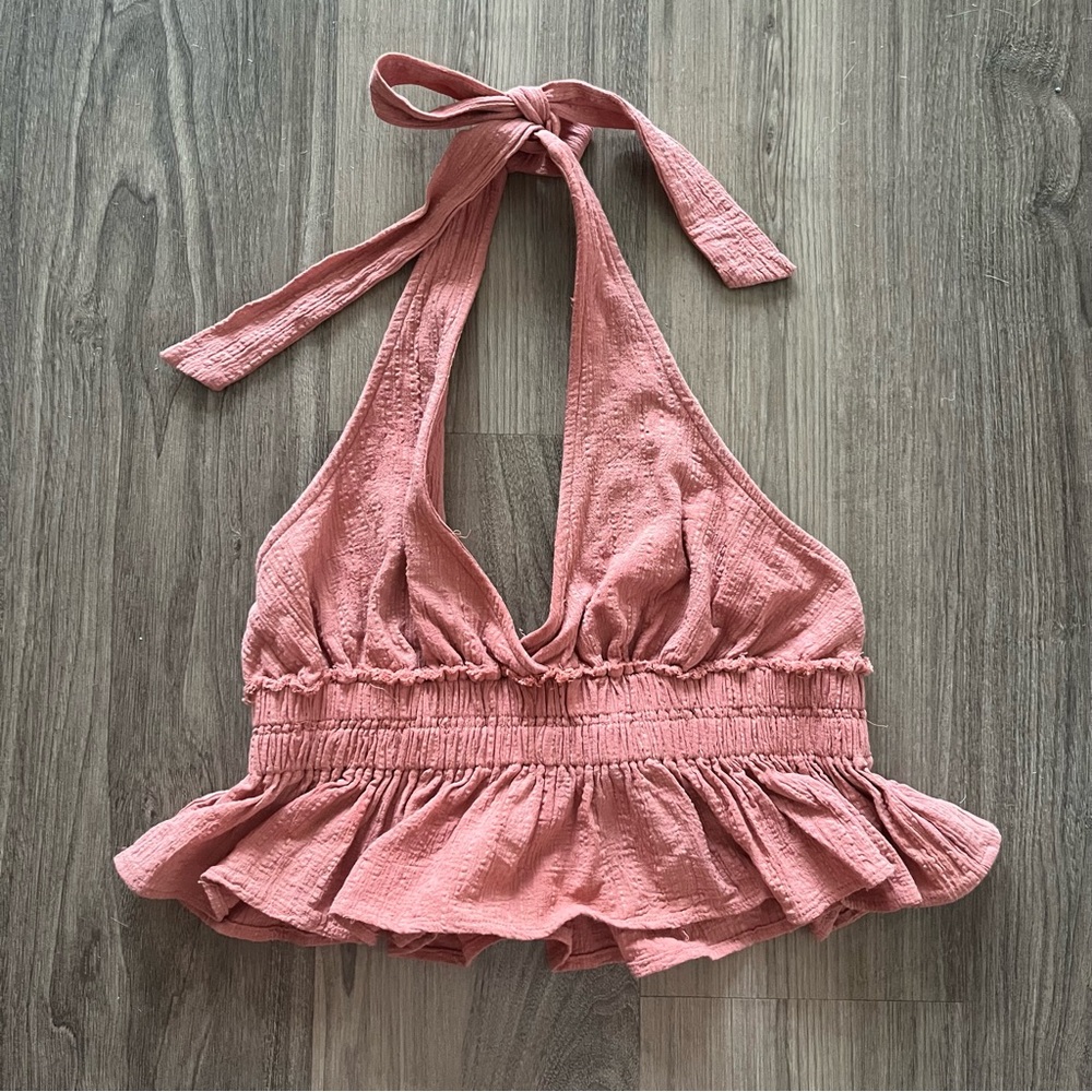 Pink Halter Top